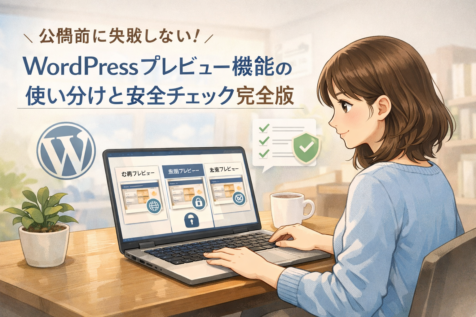 公開前に失敗しない！WordPressプレビュー機能の使い分けと安全チェック完全版