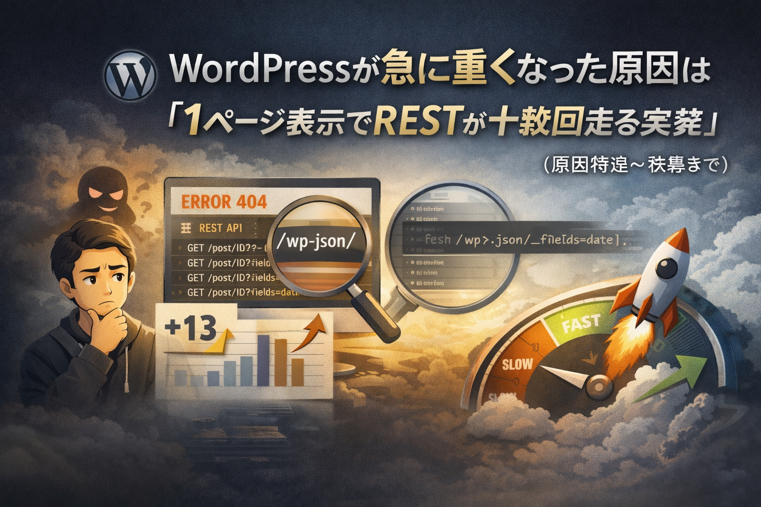 WordPressが急に重くなった原因は「1ページ表示でRESTが十数回走る実装」だった（原因特定〜改善まで）