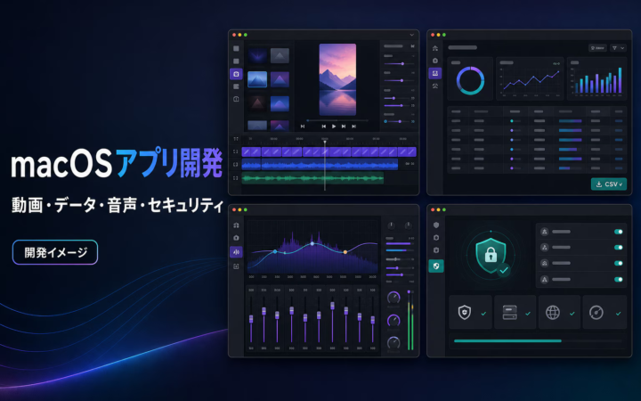 macOSネイティブアプリ開発（自主制作）
