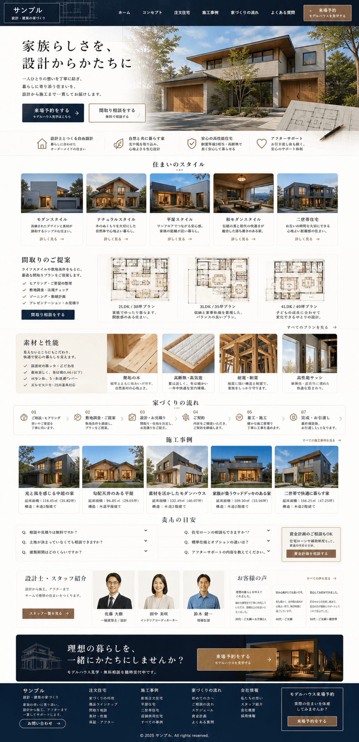 理想の暮らしを想像できる注文住宅サイト