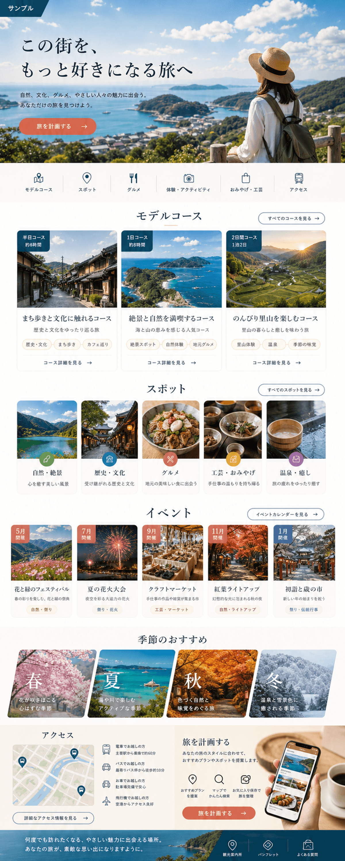 回遊したくなる地域観光サイト